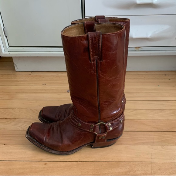 Genuine leather vintage cowboy boots! - Picture 4 of 4